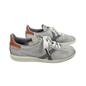 MUNICH X BARRU 112 GRAY/ORANGE MINIMALIST RETRO STYLE SNEAKERS – EU 42 / US 8.5